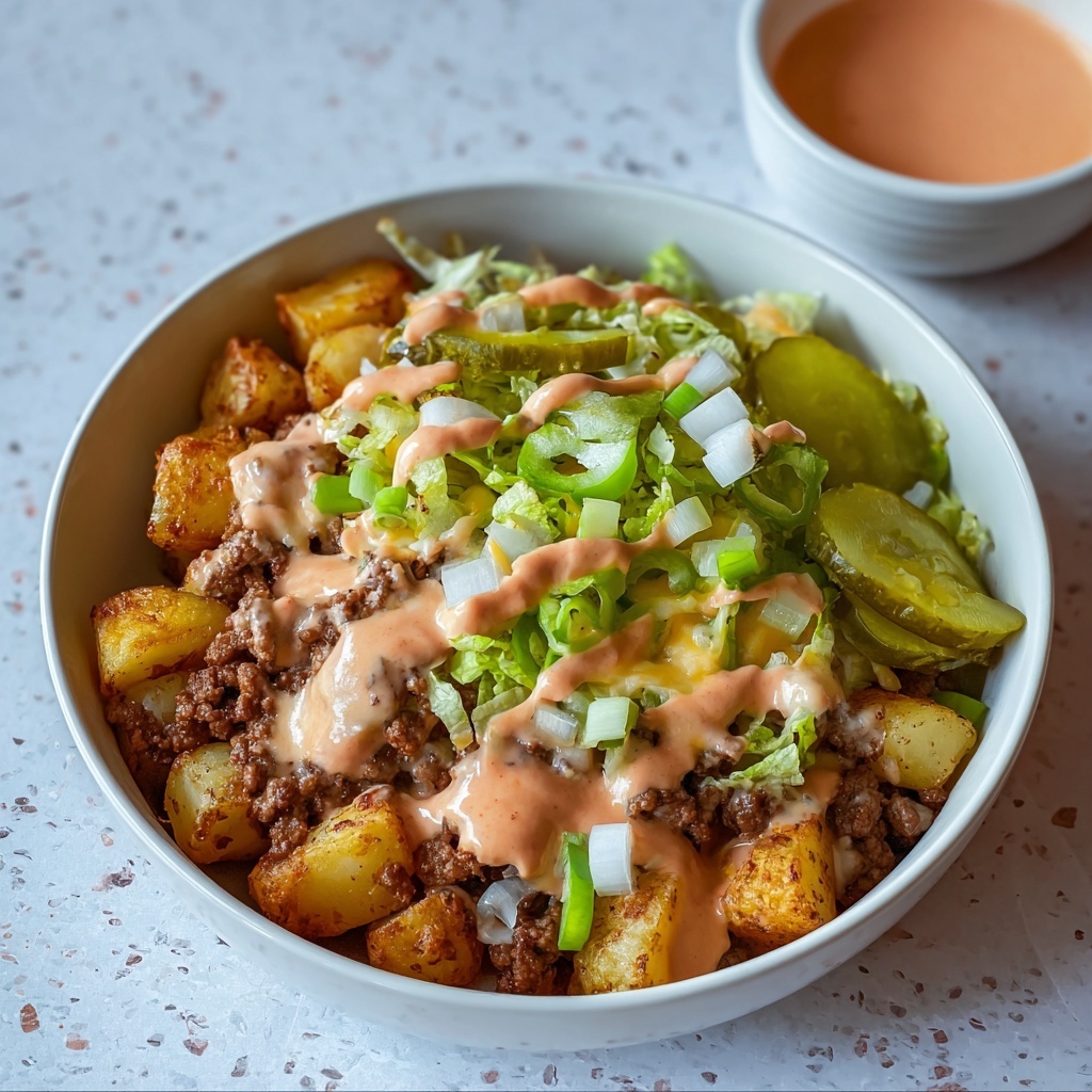 Loaded Potato Big Mac Bowl Recipe - Recipe Image