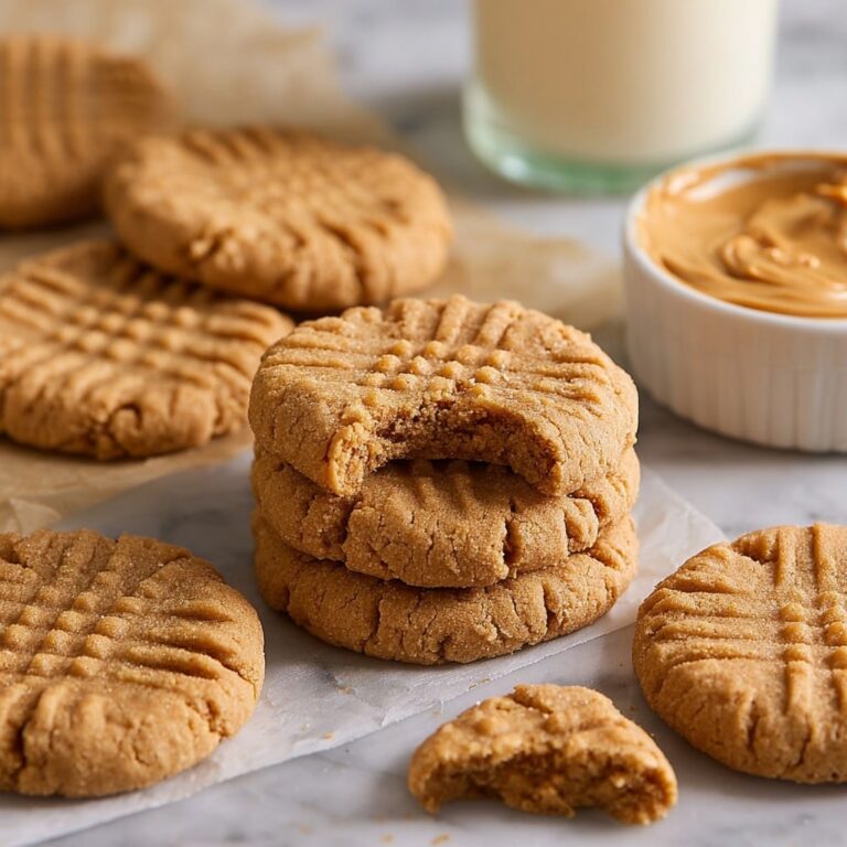 3 Ingredient Peanut Butter Cookies Recipe