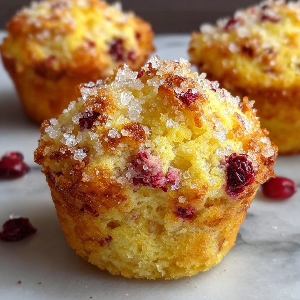 Ricotta Cranberry Orange Muffins Recipe - Recipe Image