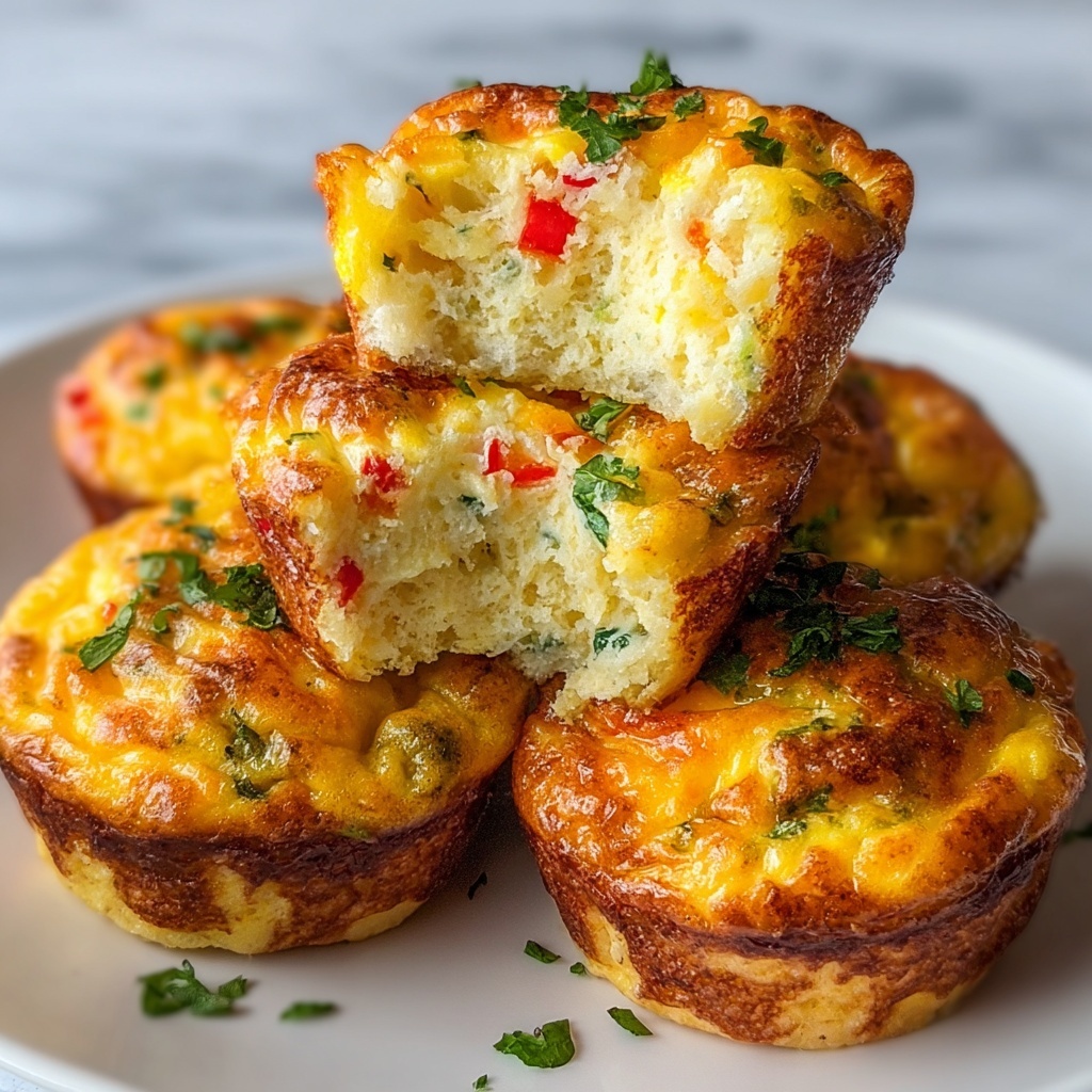 Cheesy Protein Egg Muffins Recipe - Recipe Image
