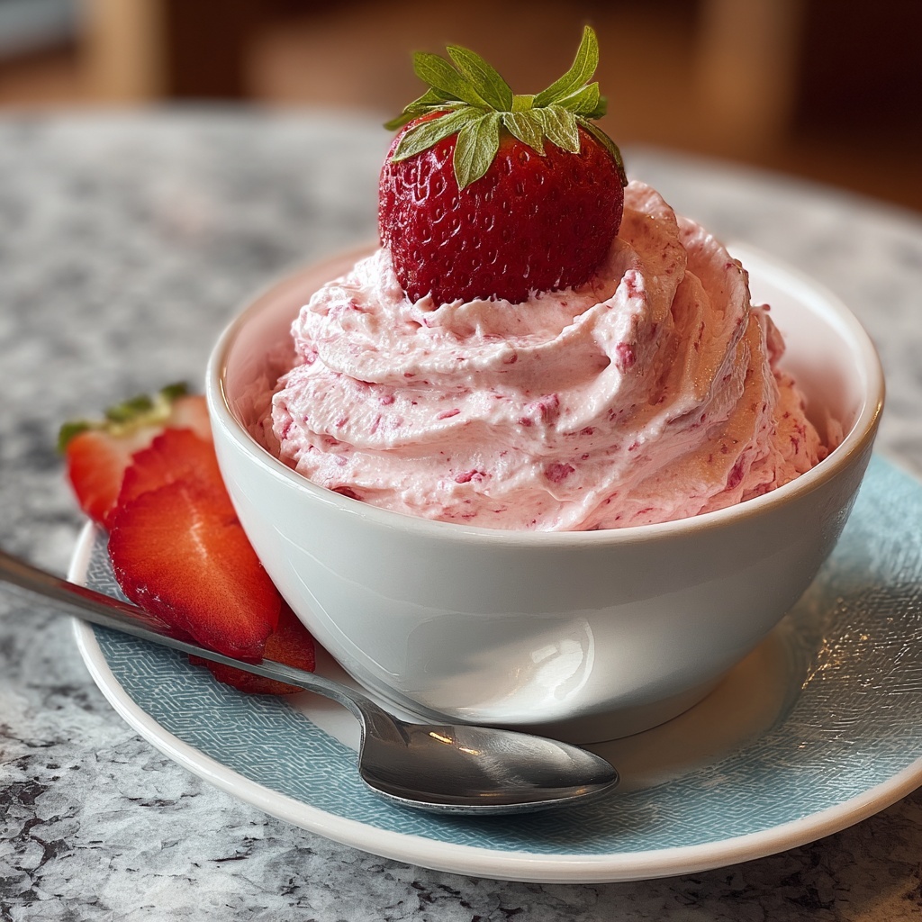Strawberry Mousse Recipe - Recipe Image