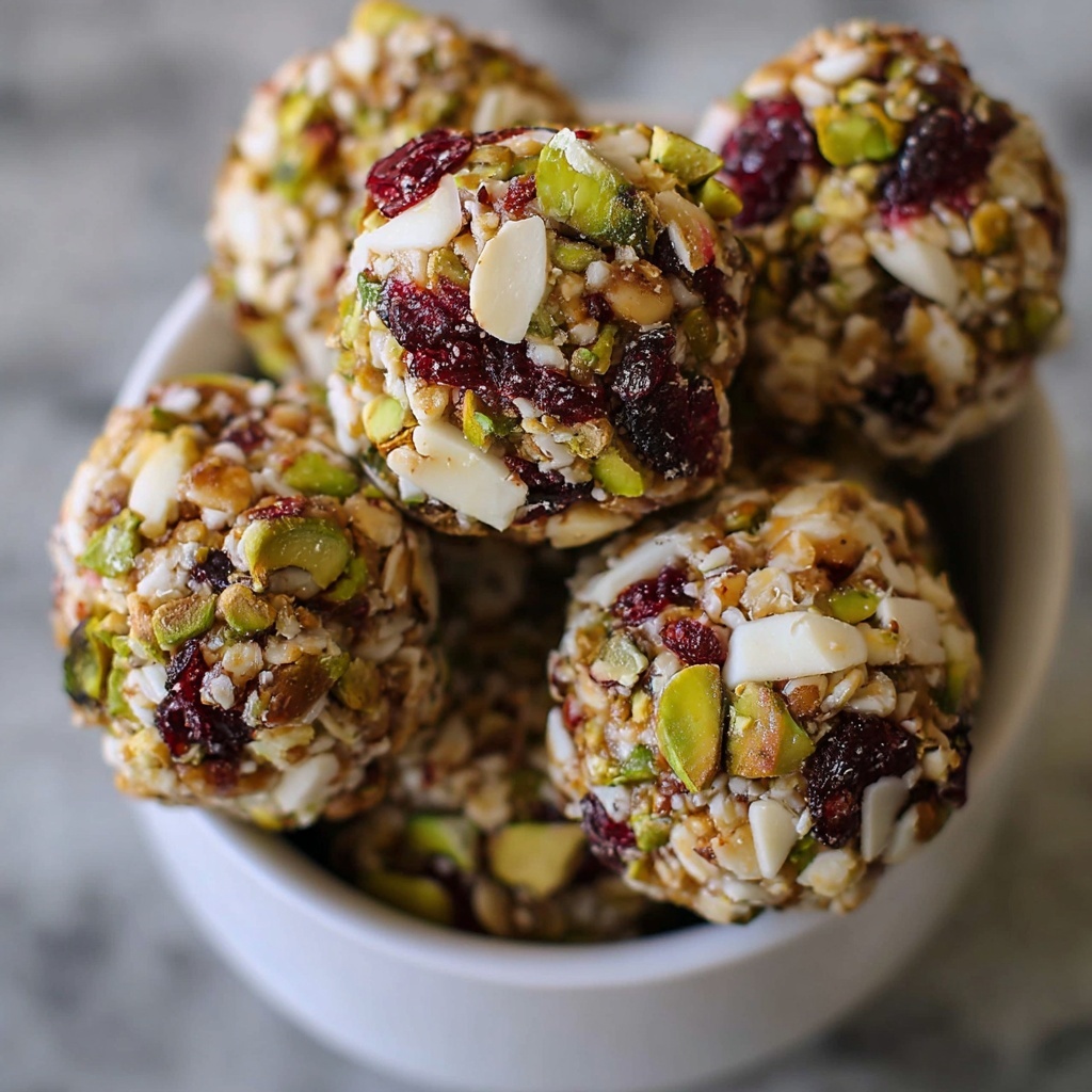 Cranberry Pistachio Energy Bites Recipe - Recipe Image