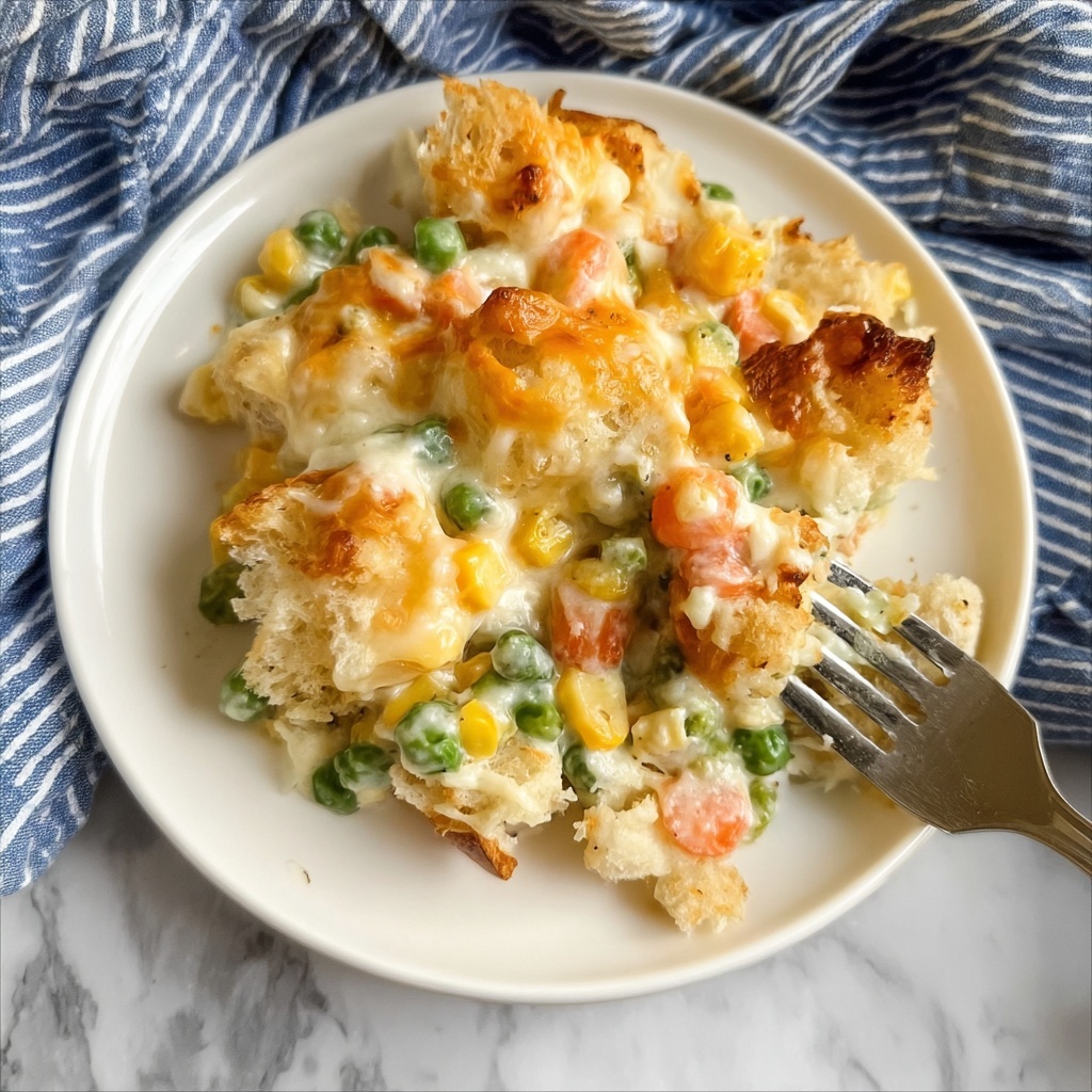 Chicken Cobbler Dinner Casserole Recipe - Recipe Image