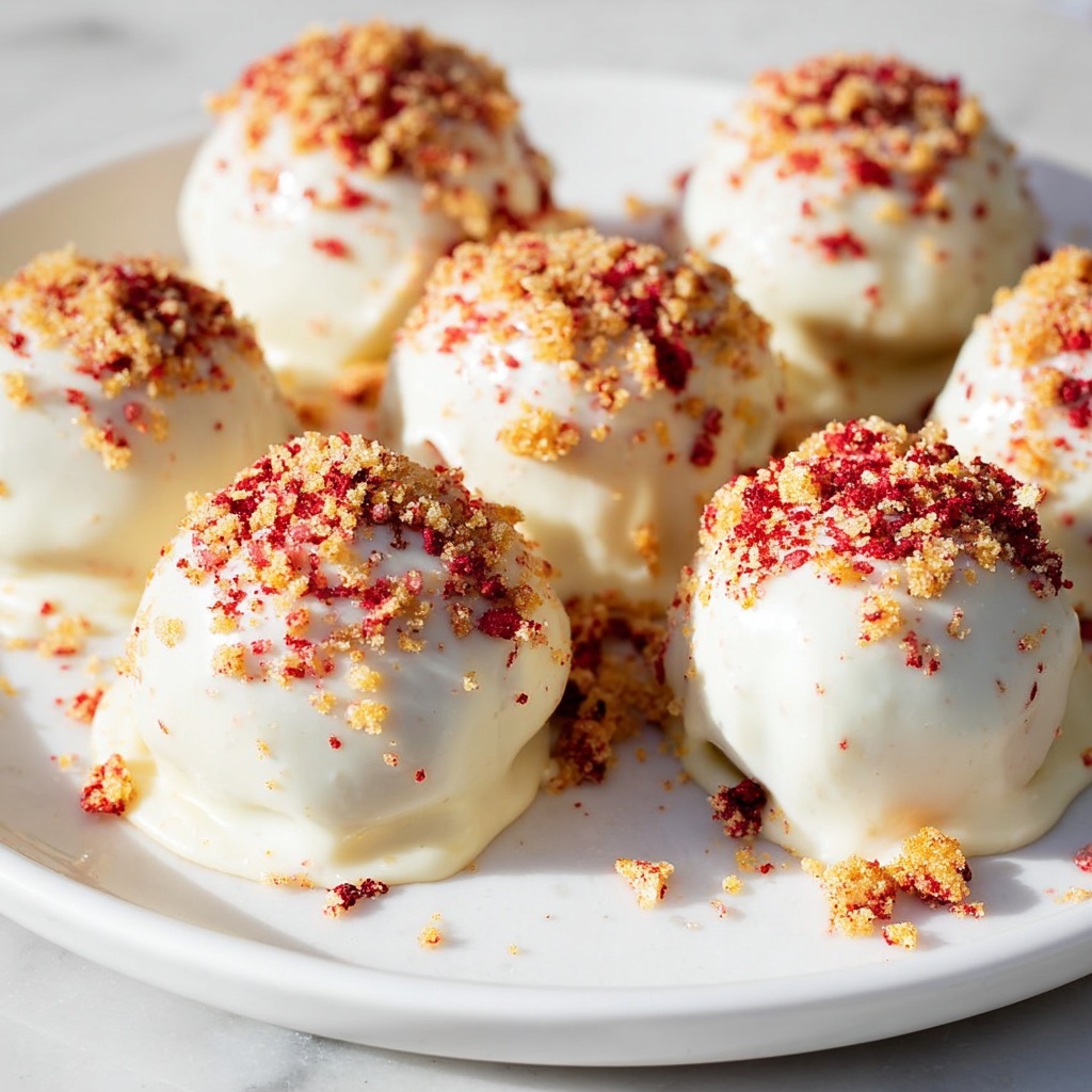 No-Bake Strawberry Shortcake Bites Recipe - Recipe Image