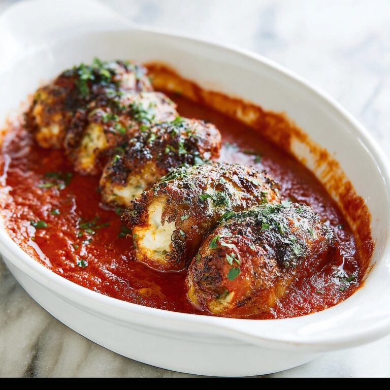 Beef Braciole (Involtini) with Tomato Sauce Recipe