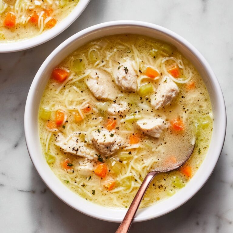 Lemon Chicken Orzo Soup Recipe
