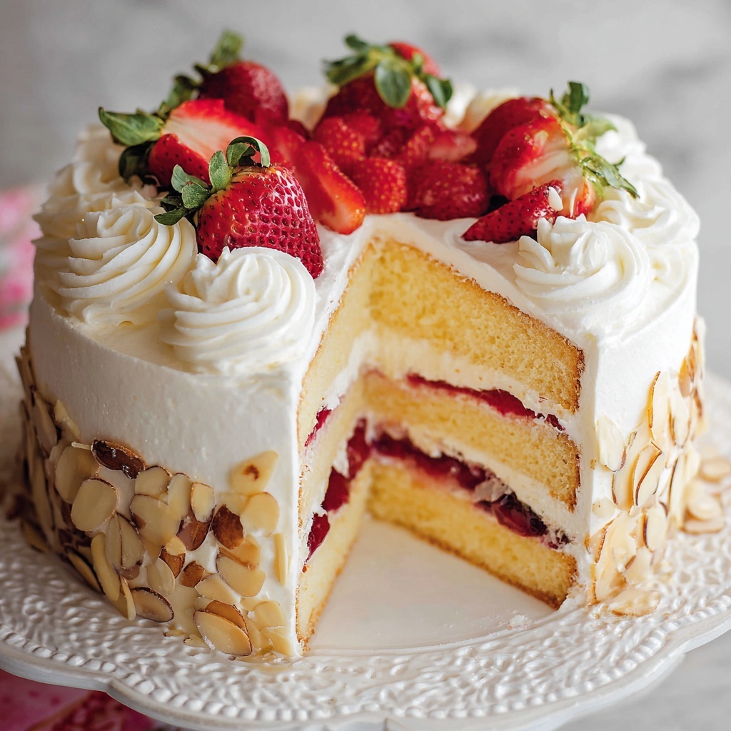 Strawberry Cheesecake Filling Pound Cake Recipe - Recipe Image
