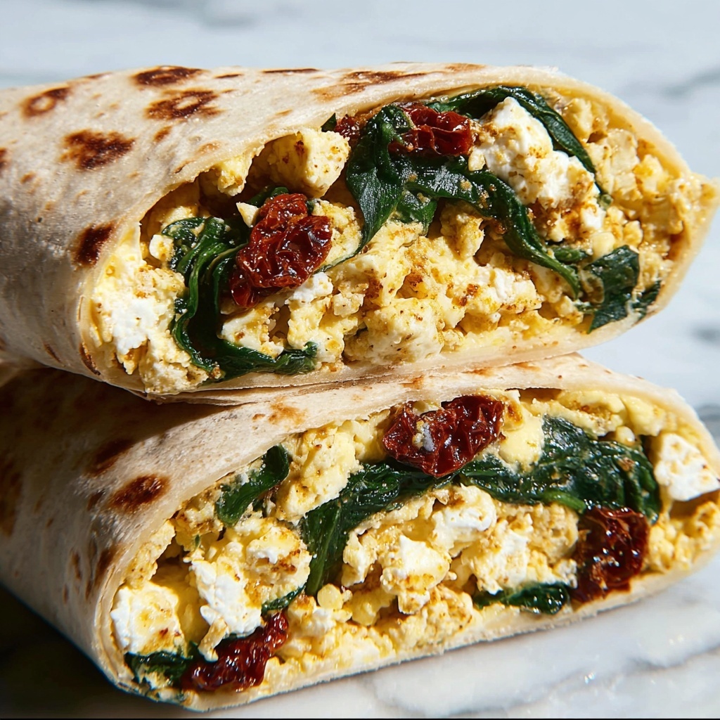 Spinach and Feta Wrap Recipe - Recipe Image