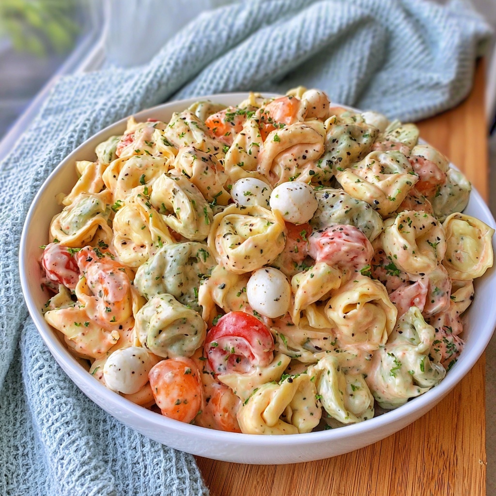 Meaty Tortellini Salad Recipe - Recipe Image