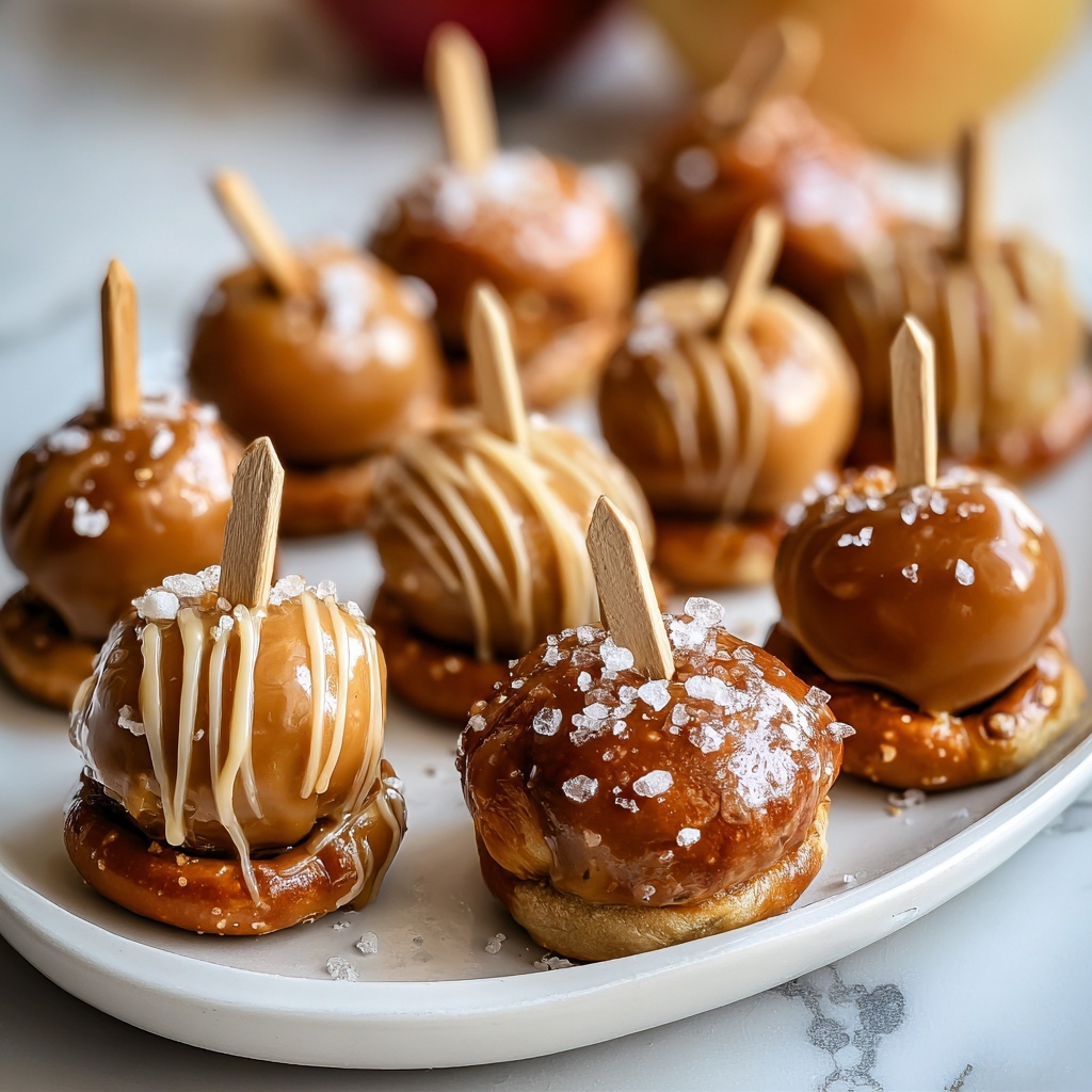 Caramel Apple Pretzel Bites Recipe - Recipe Image