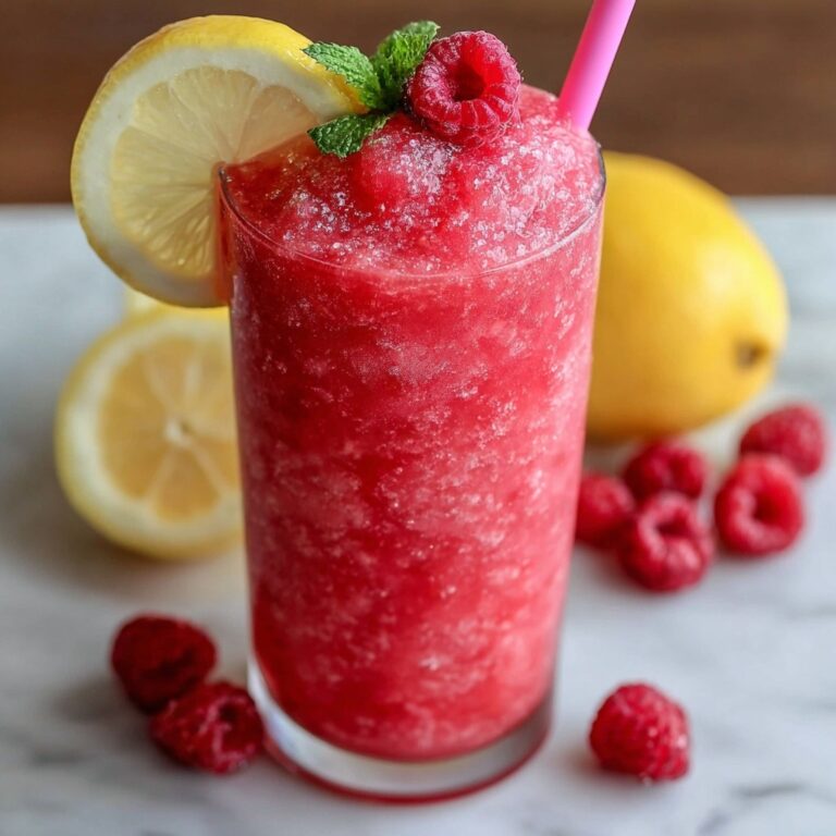 Raspberry Lemonade Slushie: Refreshing Summer Drink Recipe