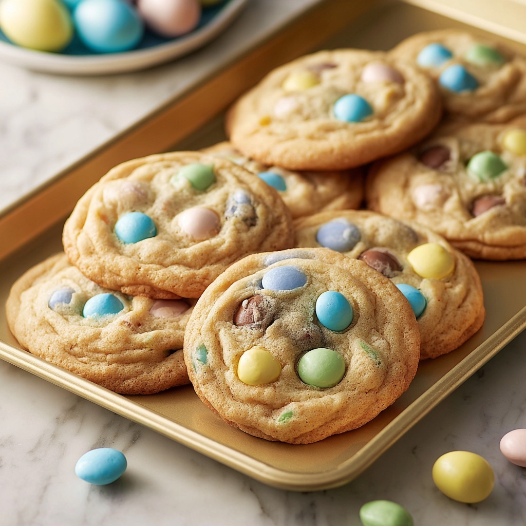 Cadbury Mini Egg Chocolate Chip Cookies Recipe - Recipe Image