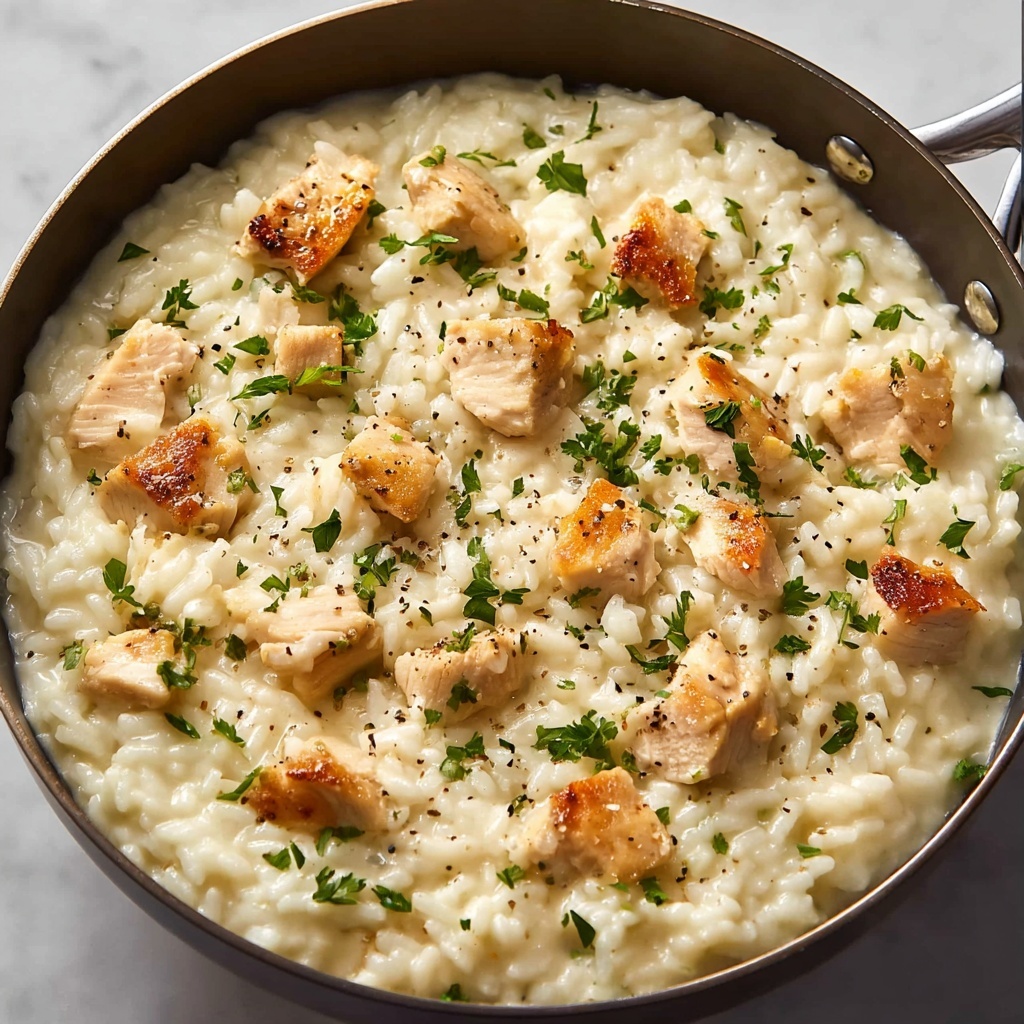 Creamy Parmesan One Pot Chicken and Rice Recipe - Recipe Image