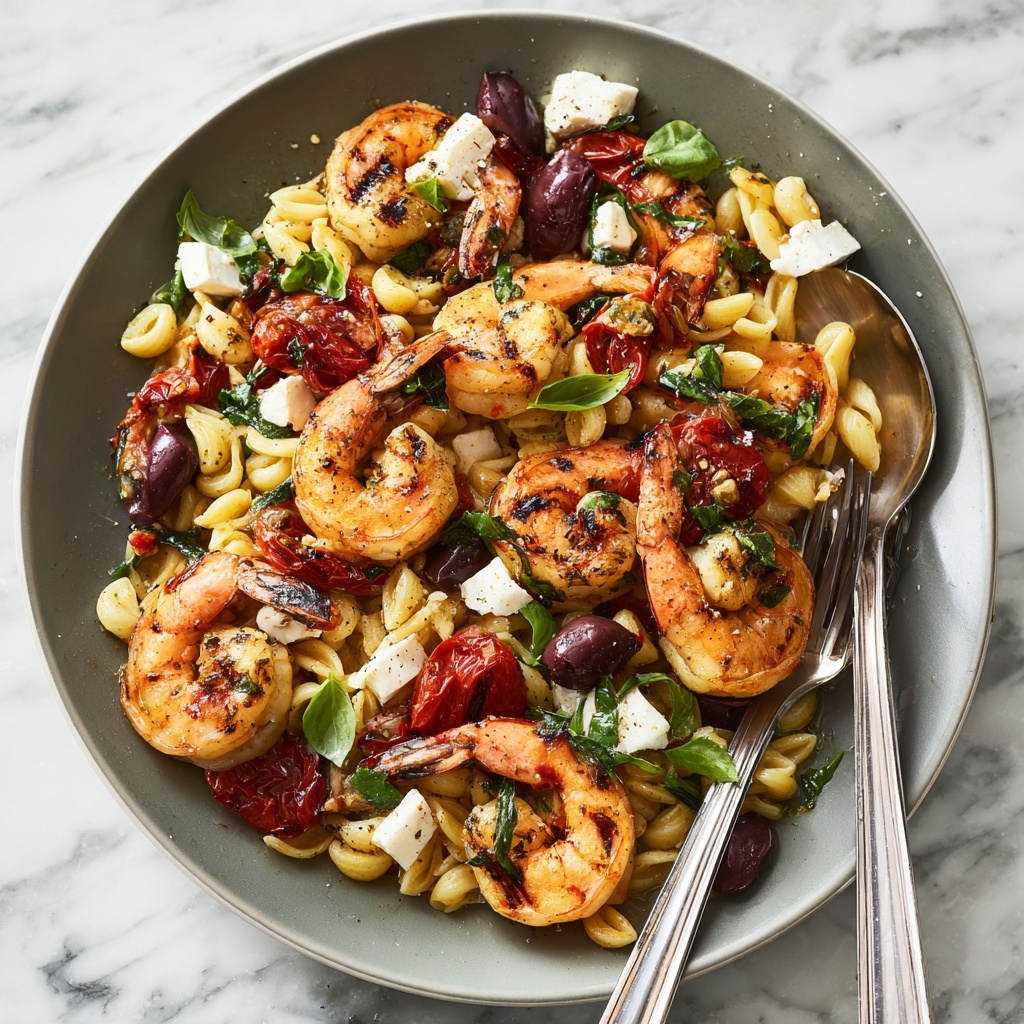Shrimp Orzo with Feta and Lemon Recipe - Recipe Image