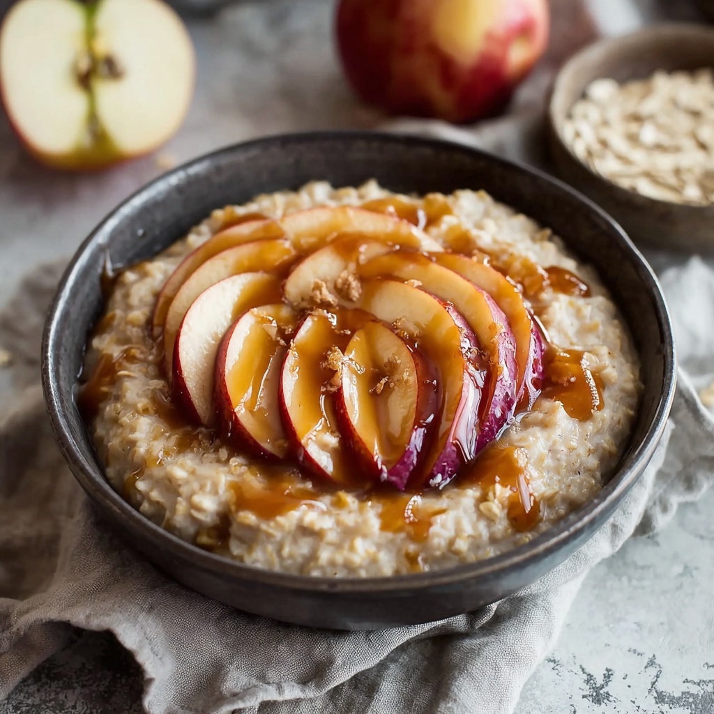 Cozy Caramel Apple Oatmeal for Chilly Fall Mornings - Recipe Image