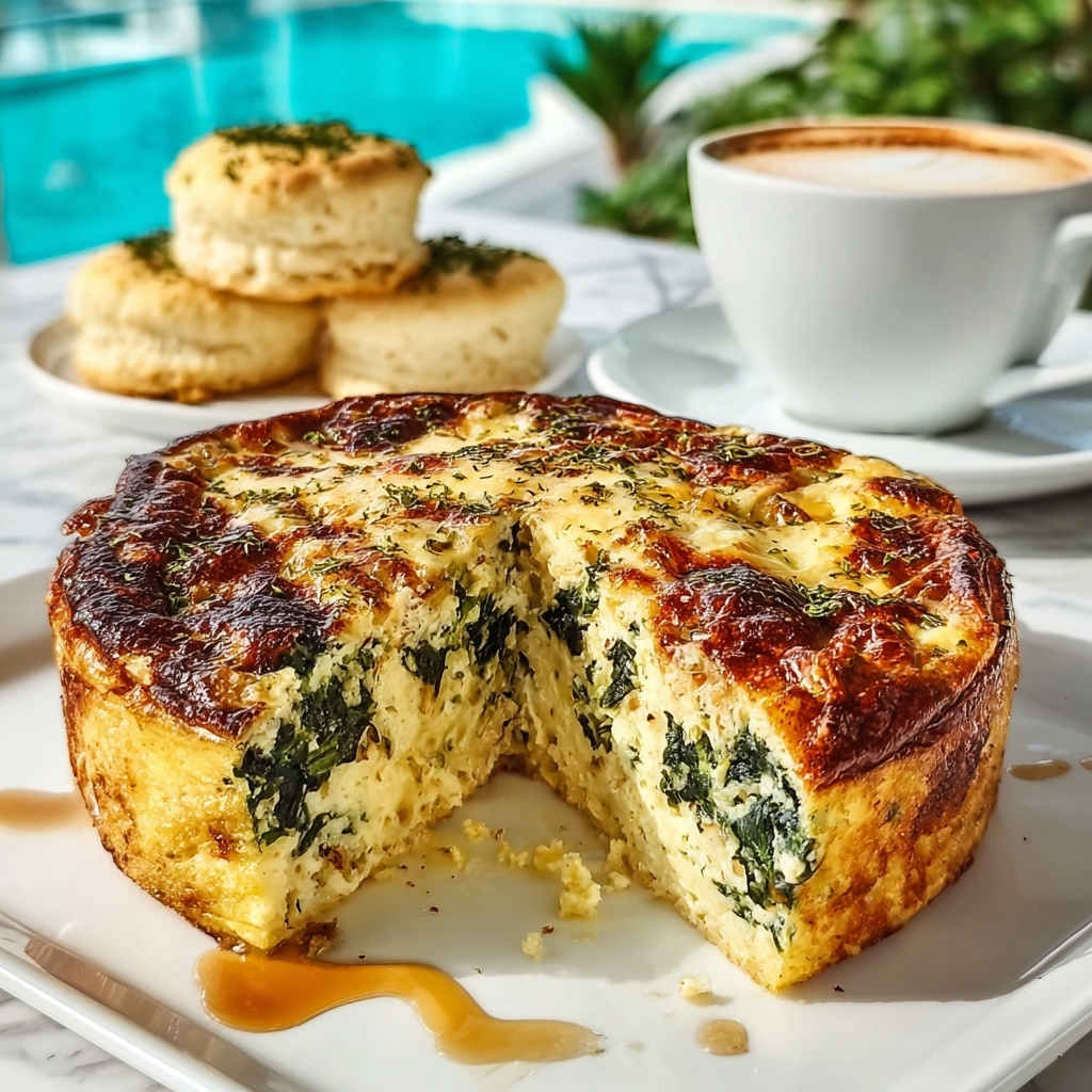 Creamy Spinach & Cottage Cheese Breakfast Bake - Recipe Image