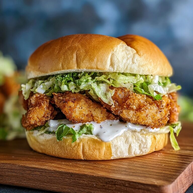 Easy Crispy Chicken Caesar Sandwich for Lunch Bliss!