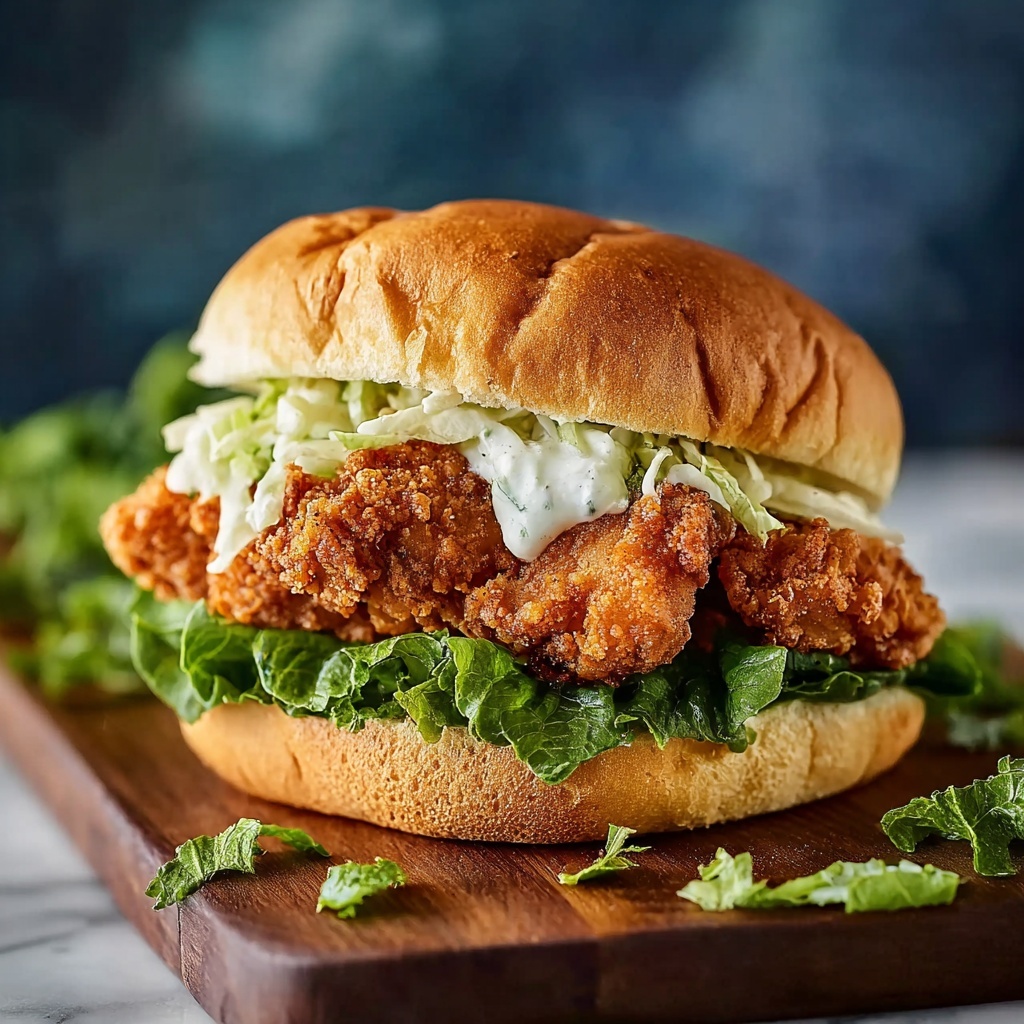 Crispy Chicken Caesar Sandwich Recipe - Recipe Image
