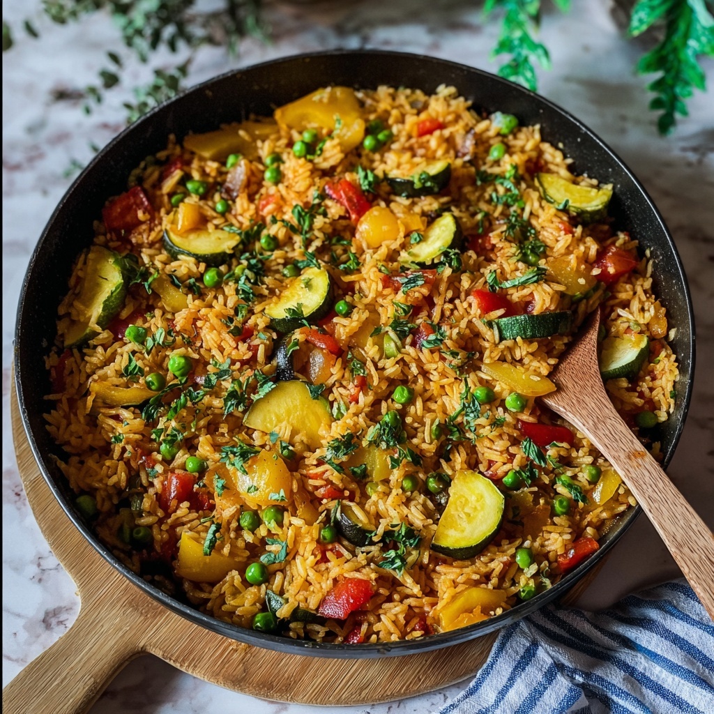 Vegetable Paella (Paella Verdura) Recipe - Recipe Image