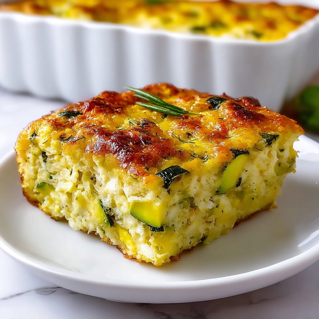 Simple Zucchini Dill Casserole Recipe - Recipe Image
