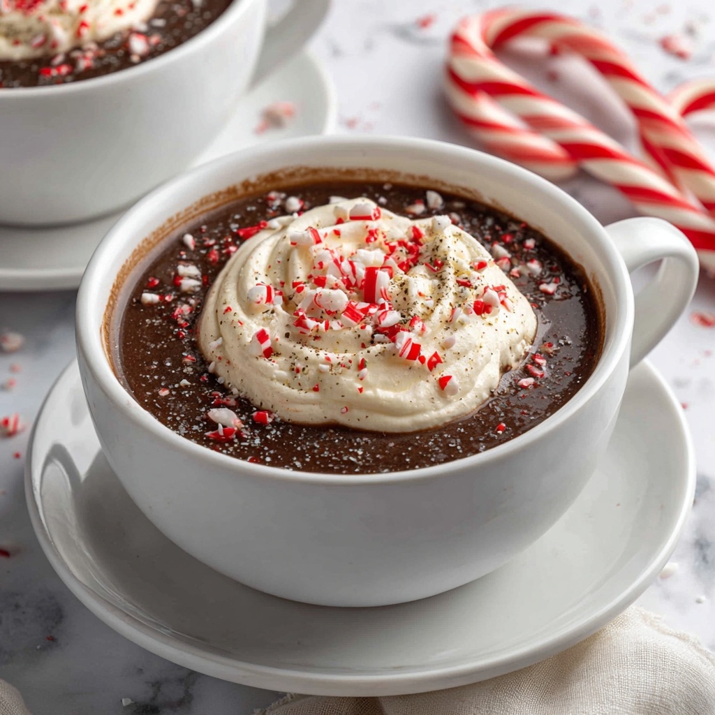 Rich Peppermint Hot Chocolate Recipe - Recipe Image