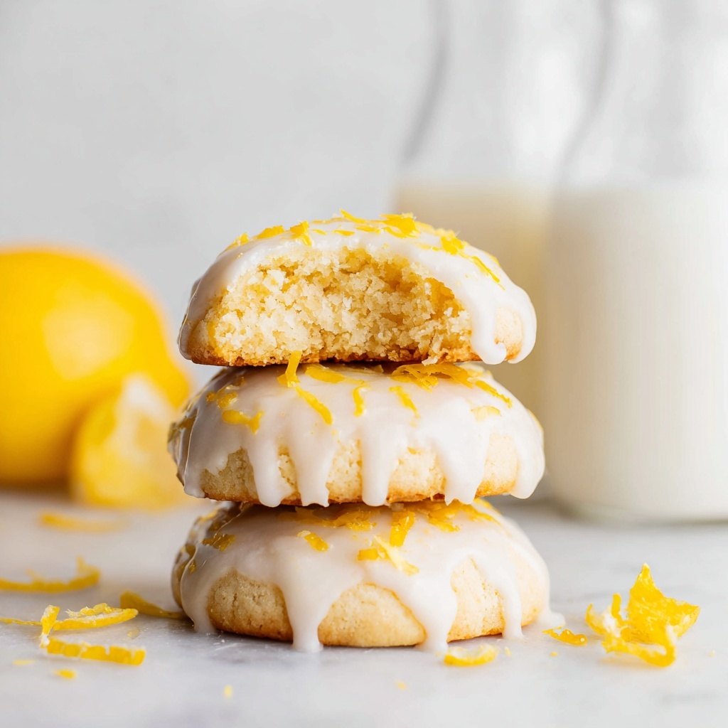 Lemon Cookies with Lemon Glaze Recipe - Recipe Image