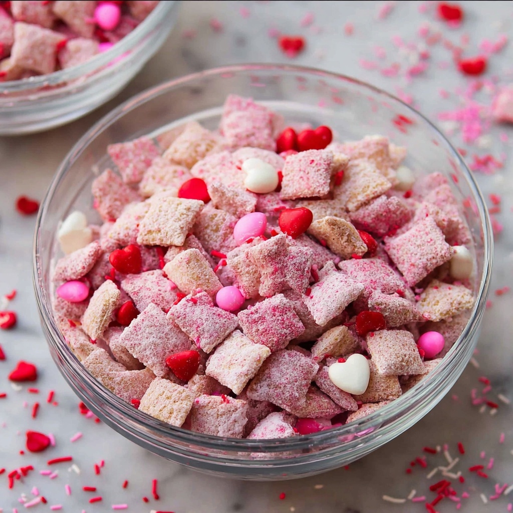Strawberry White Chocolate Chex Mix Recipe - Recipe Image