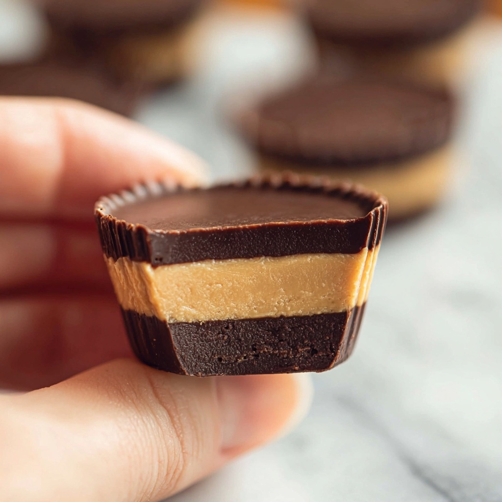 Homemade Chocolate Peanut Butter Cups Recipe - Recipe Image