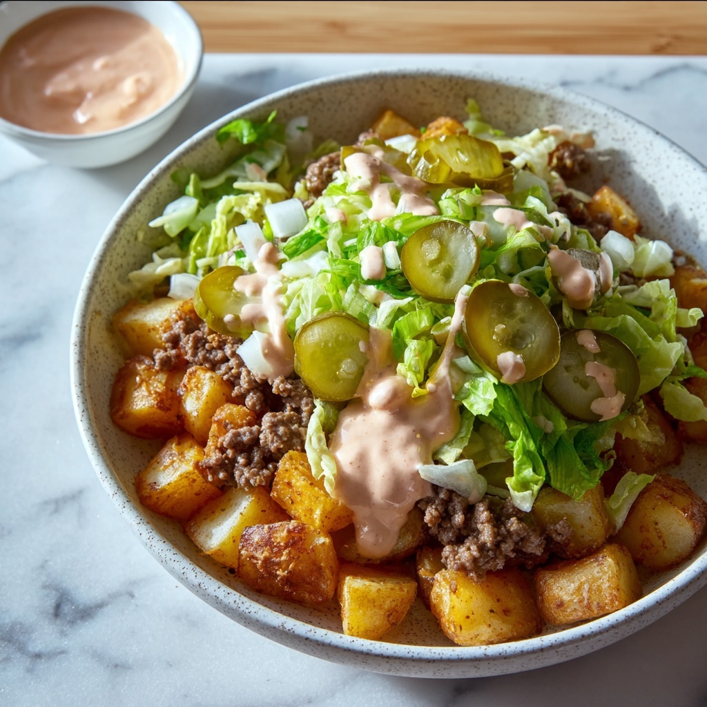 Loaded Potato Big Mac Bowl Recipe - Recipe Image