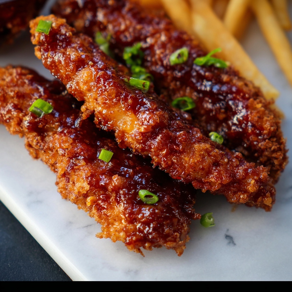 Crispy Honey Butter Chicken Tenders Recipe - Recipe Image
