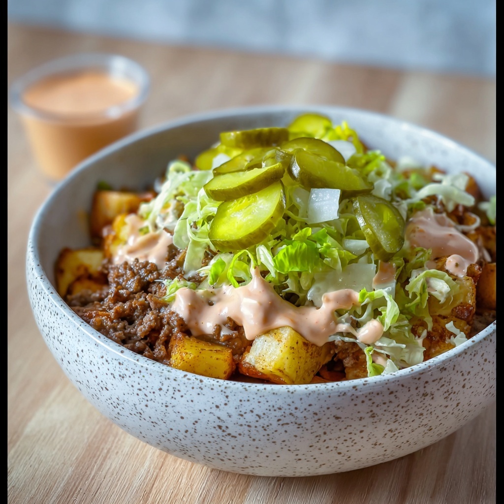 Loaded Potato Big Mac Bowl Recipe - Recipe Image
