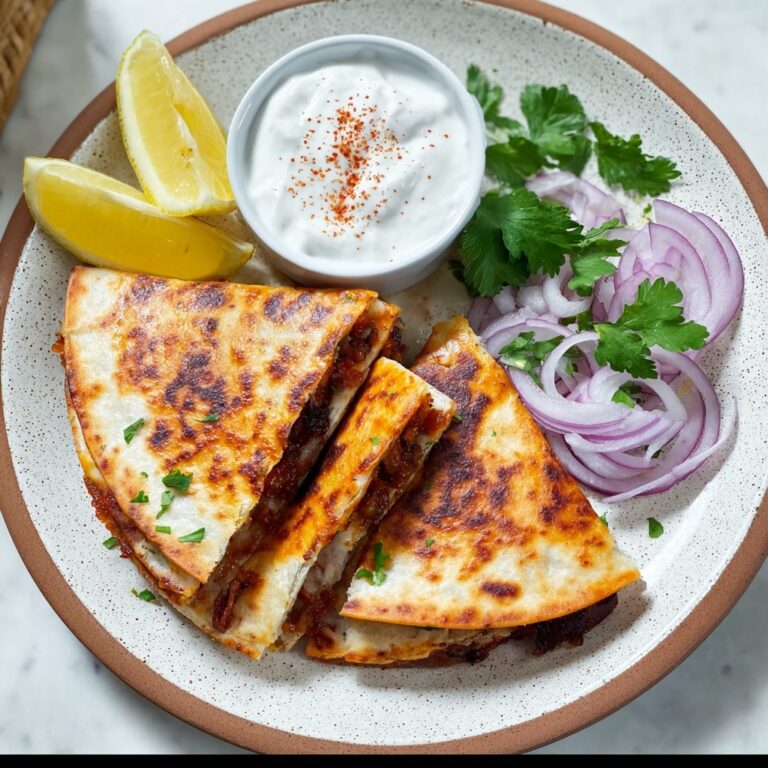 Stuffed Pita (Arayes) with Garlic-Tahini Dip and Pickled Onion Recipe