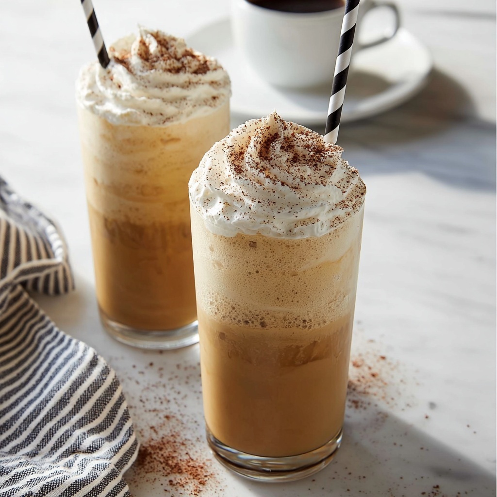 Homemade Vanilla Honey Coffee Frappuccino Recipe - Recipe Image