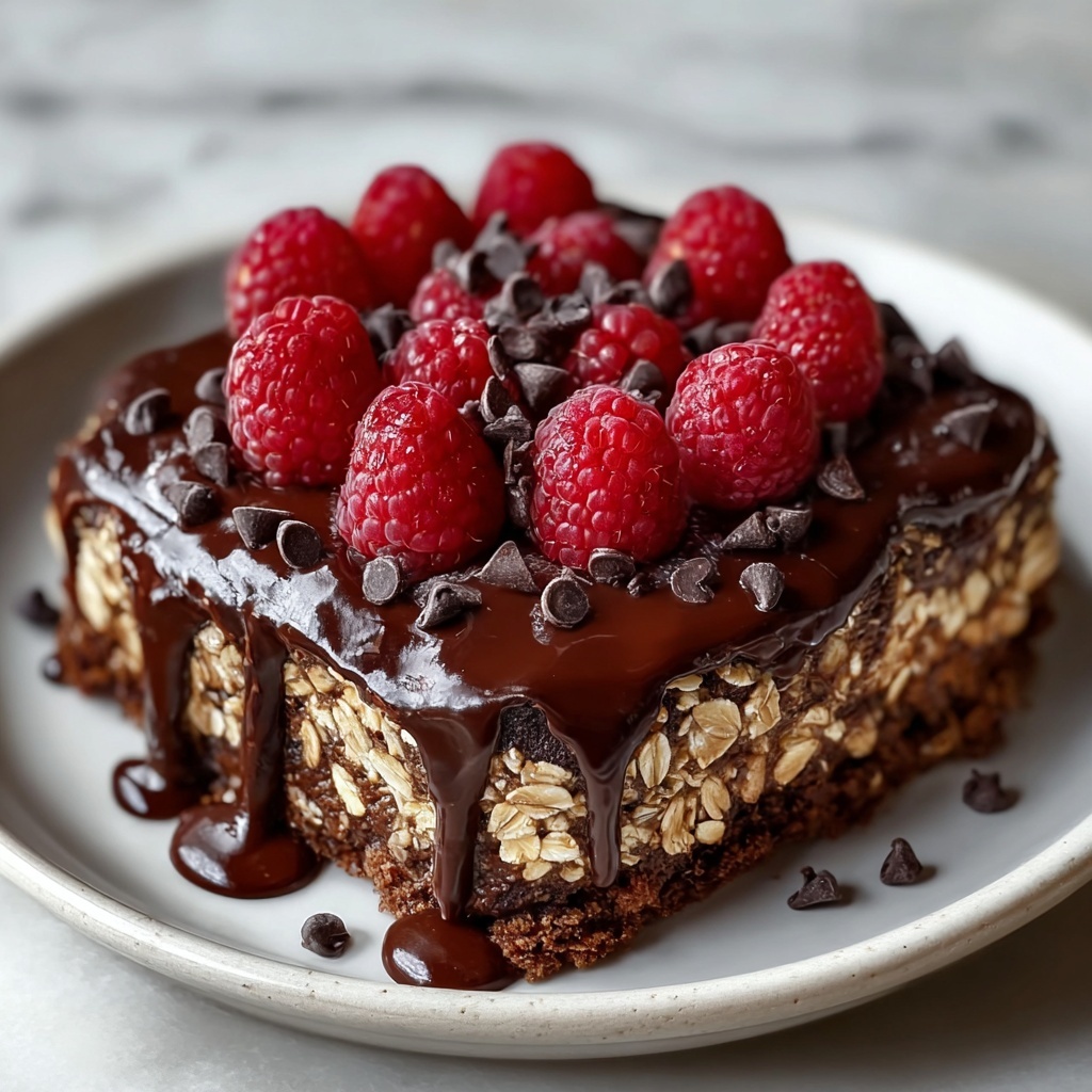 Fudgy Chocolate Baked Oats for Ultimate Breakfast Bliss Recipe - Recipe Image