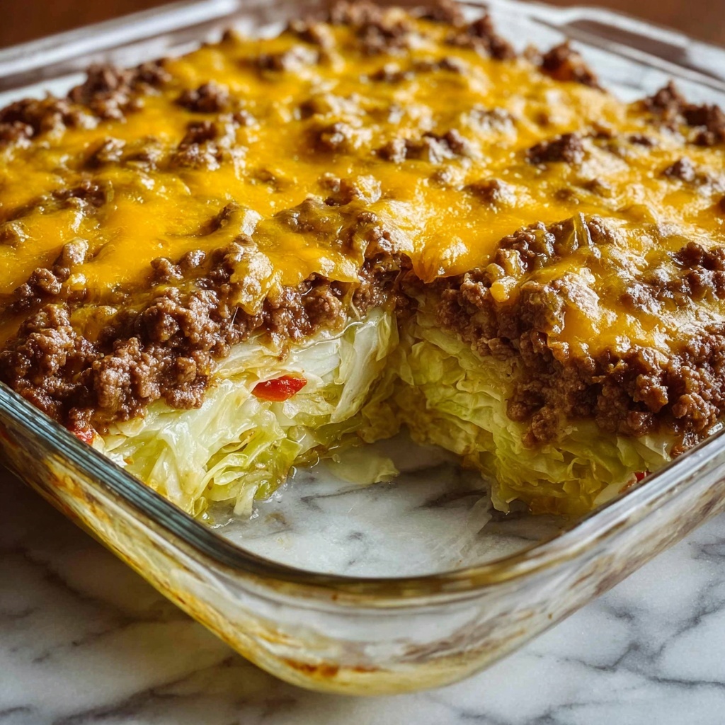 Southern Style Cabbage Beef Bake Recipe - Recipe Image