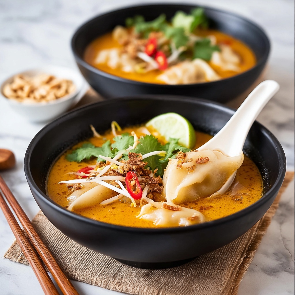 Quick Dumpling Laksa Recipe - Recipe Image