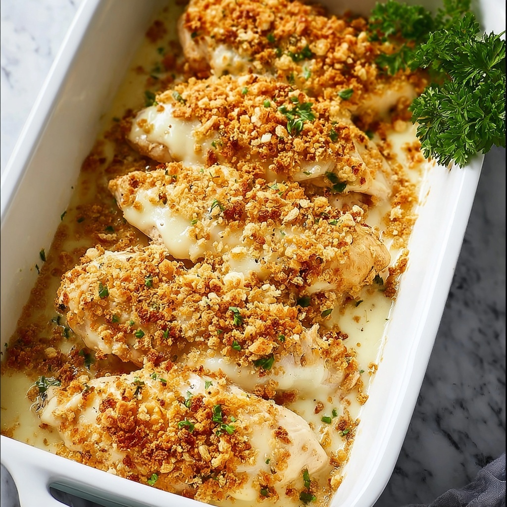 Easy Baked Caesar Chicken Recipe - Recipe Image