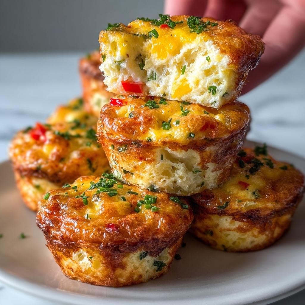 Cheesy Protein Egg Muffins Recipe - Recipe Image