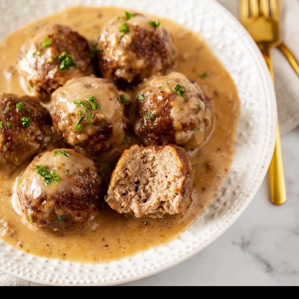 Meatballs and Gravy Recipe - Recipe Image