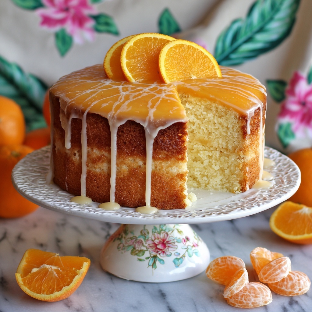 Sicilian Whole Orange Cake Recipe - Recipe Image