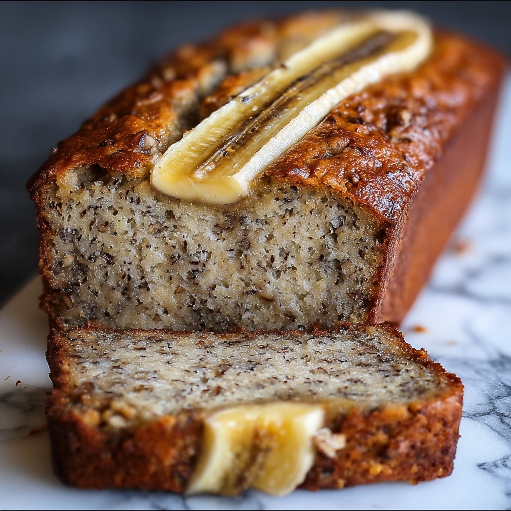 Cream Cheese Banana Bread Recipe - Recipe Image