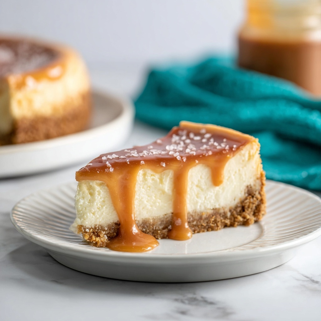 Salted Caramel Cheesecake Recipe - Recipe Image