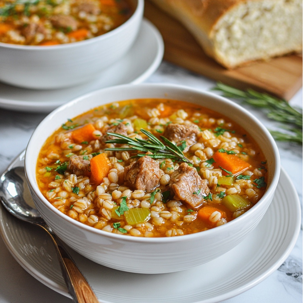 Hearty Beef Barley Soup Recipe - Recipe Image