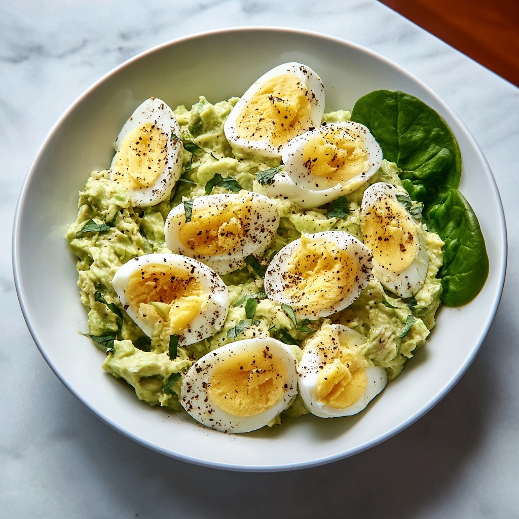 Keto Avocado Egg Salad Recipe - Recipe Image