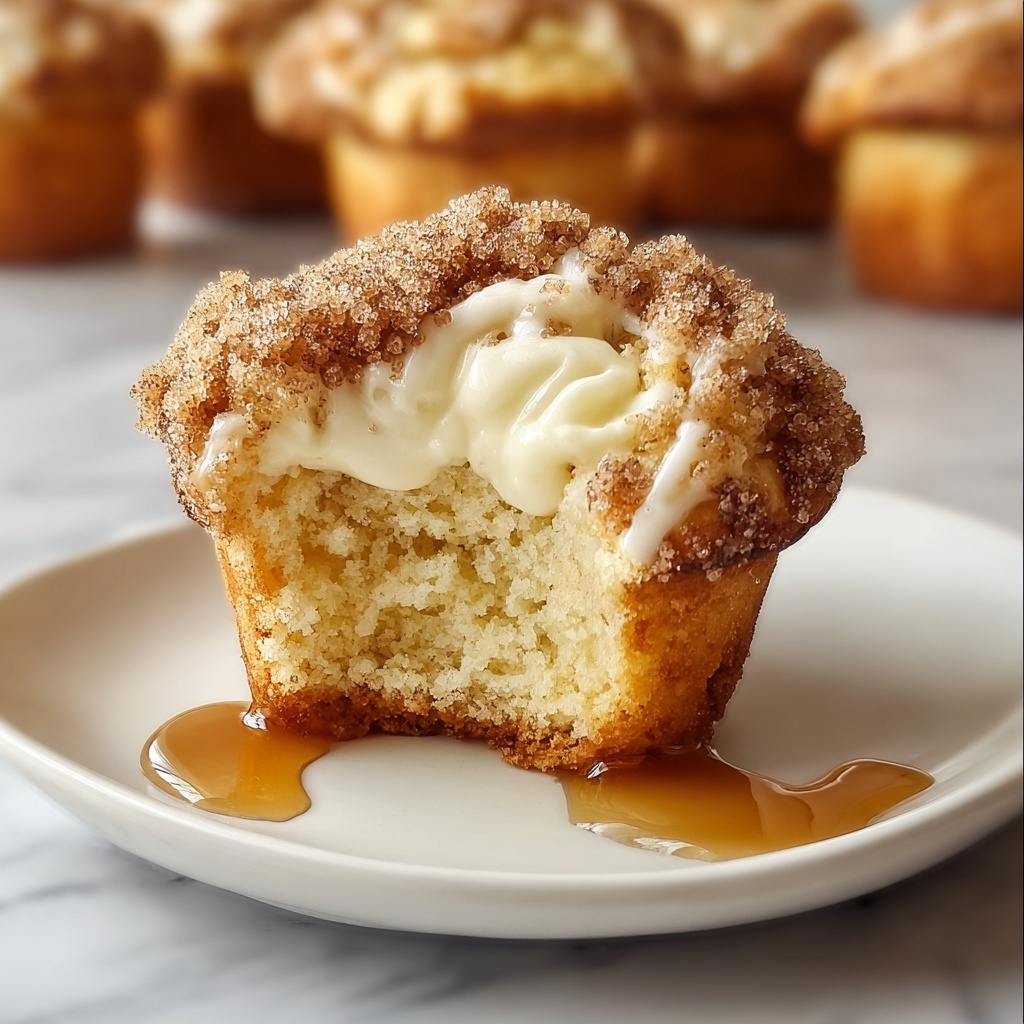 Gooey Cinnamon Cream Cheese Muffins Recipe - Recipe Image