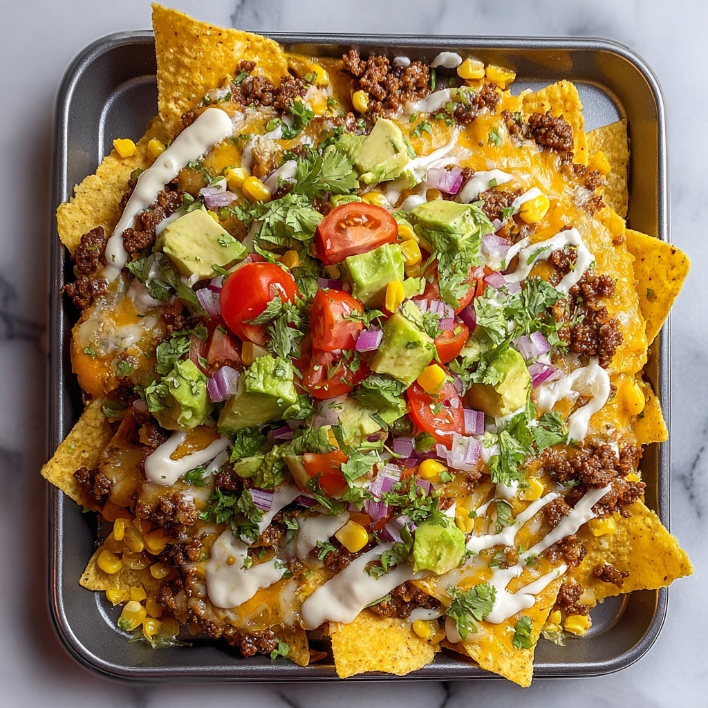 Birria Street Corn Nachos Recipe - Recipe Image