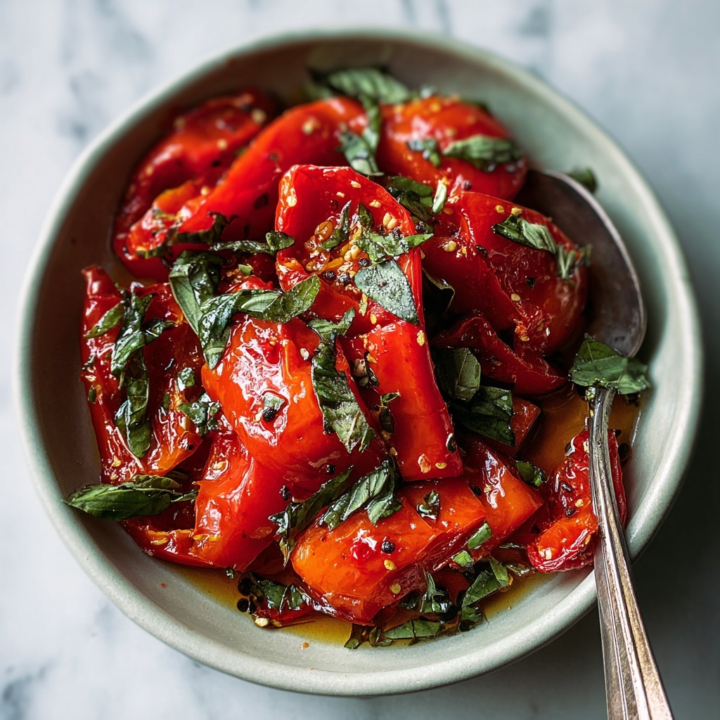 Roasted Red Pepper Salad Recipe - Recipe Image