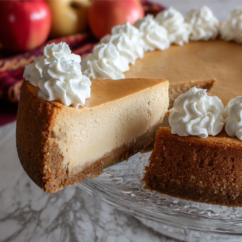 Apple Butter Cheesecake Recipe - Recipe Image