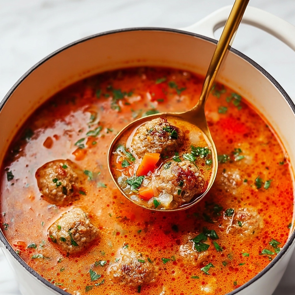 Italian Meatball Soup Recipe - Recipe Image