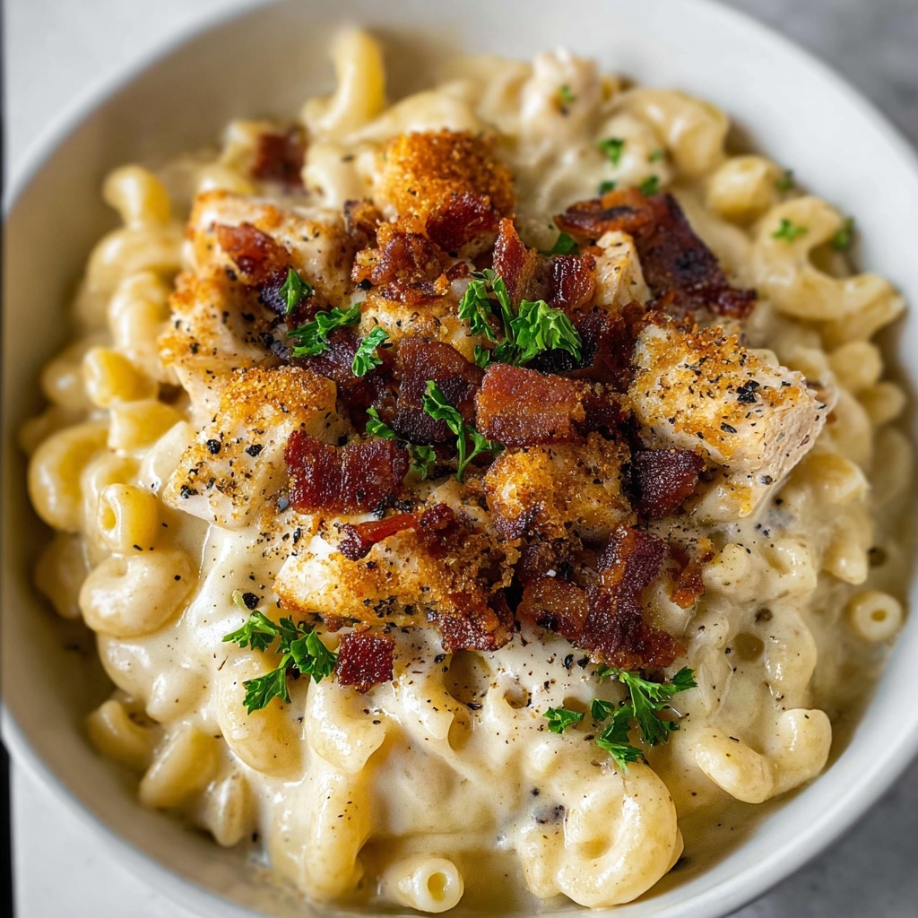 Chicken Ranch Macaroni and Cheese Recipe - Recipe Image